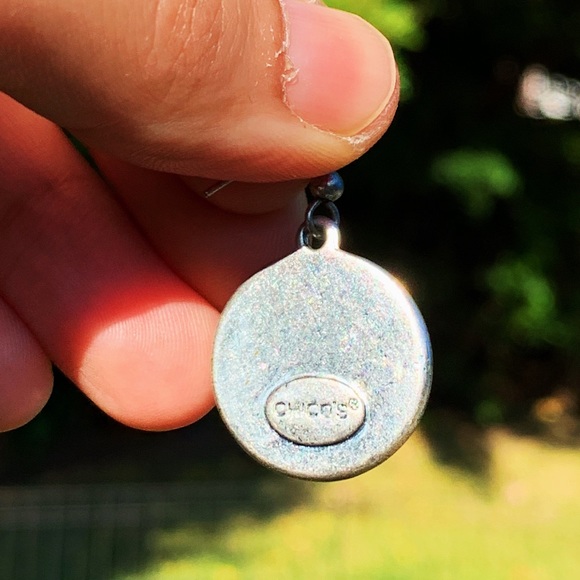 funky circle earrings 💗 - Picture 2 of 4